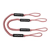 EXTREME MAX Extreme Max 3006.2762 BoatTector Bungee Dock Line Value 2-Pack - 6', Red/White 3006.2762